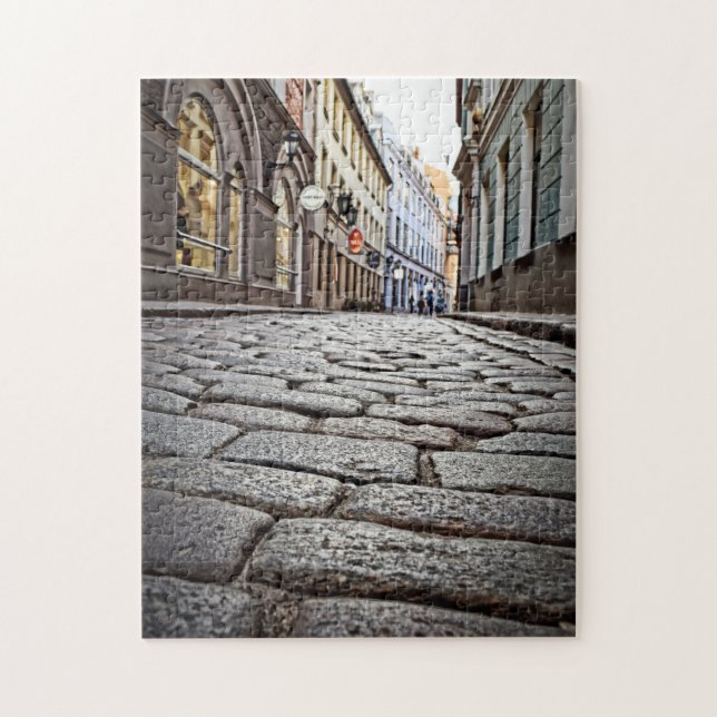 Cobblestone Streets of Europe - 11x14 - 252 pcs Jigsaw Puzzle (Vertical)