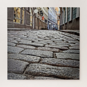 Cobblestone Streets of Europe - 20x20 - 676 pcs Jigsaw Puzzle