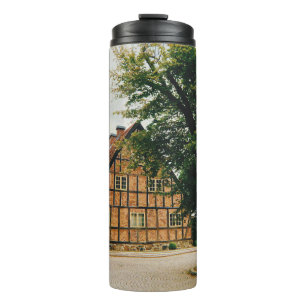 Cobblestone streets of Malmö City Thermal Tumbler
