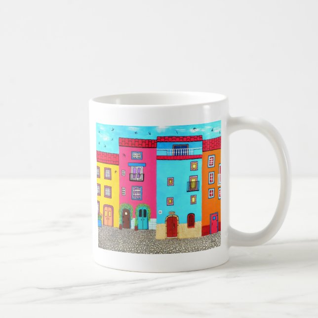 Cobblestone Streets of Sardinia Coffee Mug (Right)