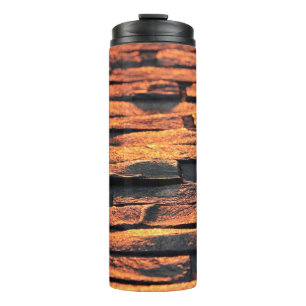 Cobblestones pavement sidewalk road thermal tumbler
