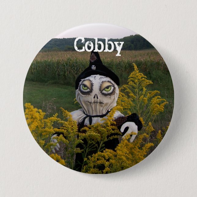 Cobby The Cornfield Creepy 2 Button (Front)