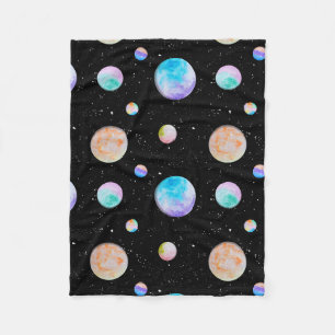 Cobertor Linha Galáxia de Tinta Fleece Blanket