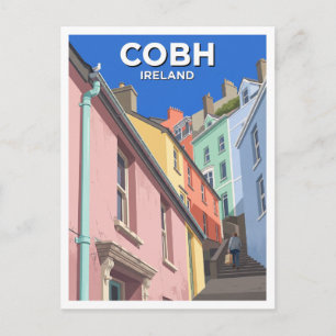 Cobh Waterfront, County Cork Ireland Gift Postcard
