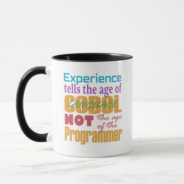 Cobol Experience: Age of Code, Not the Programmer Mug (Left)