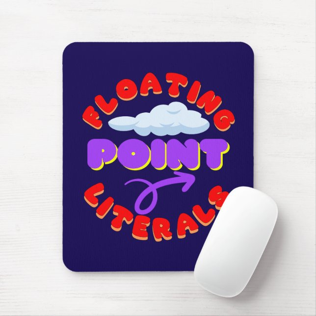 Cobol Floating-point Literals Mouse Pad (With Mouse)