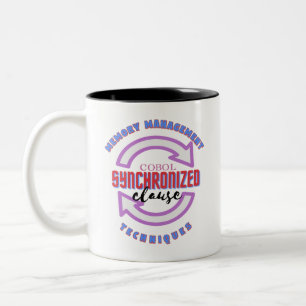 Cobol Language Memory Management Synchronized Clau Two-Tone Coffee Mug
