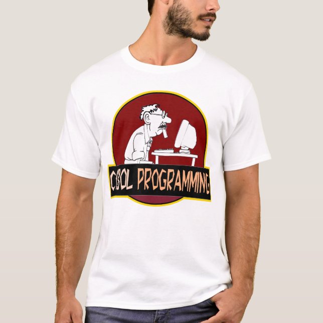COBOL Programmer - Old-School Coding Legend  T-Shirt (Front)