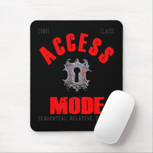 Cobol Programming Access Mode Mouse Pad