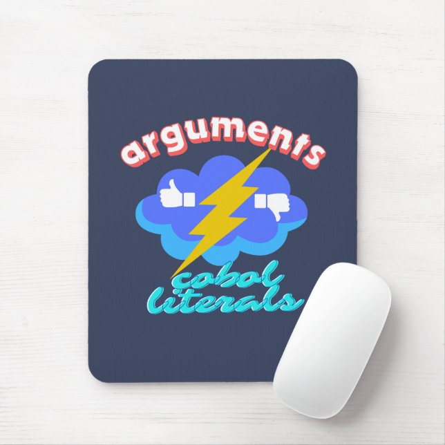 Cobol Programming Arguments Mouse Pad (With Mouse)