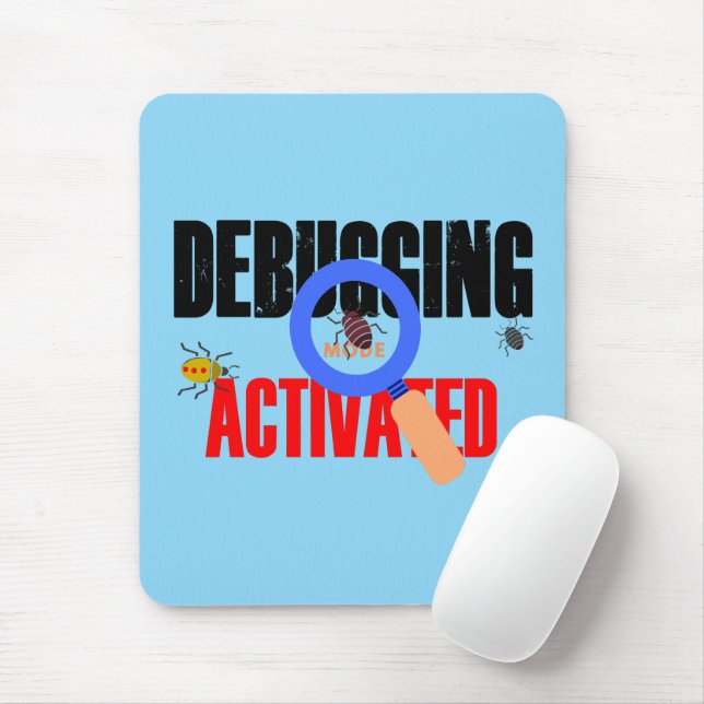 Cobol Programming Debug Mode Activated Mouse Pad (With Mouse)