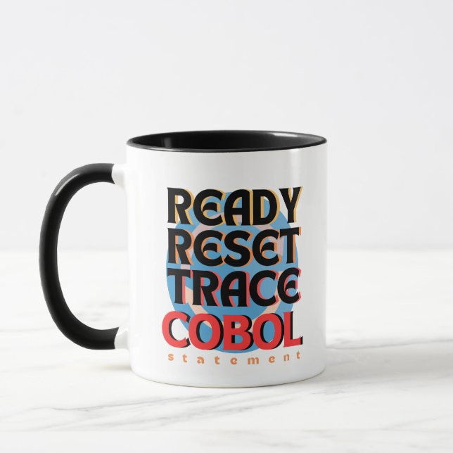 Cobol Programming Reset Trace Mug (Left)