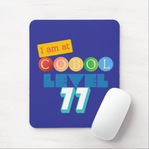 Cobol Programming Special Level 77 Number Mouse Pad