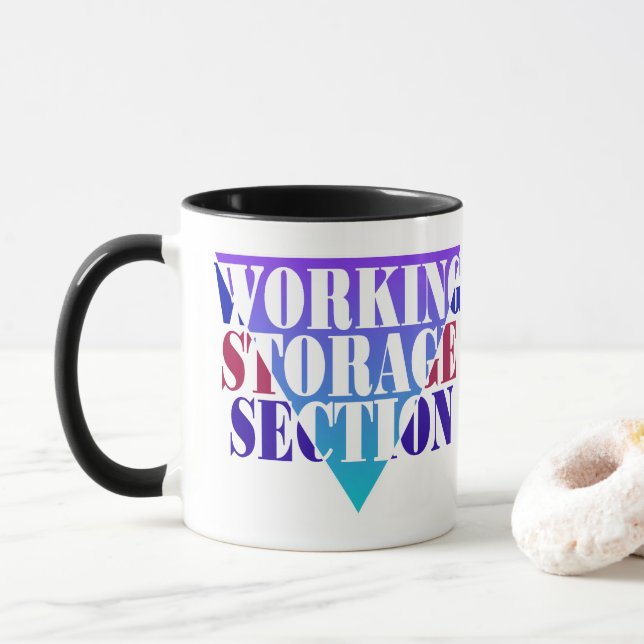 Cobol Programming Working Storage Mug (With Donut)
