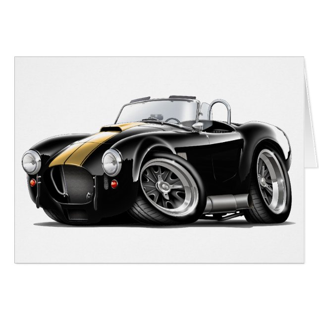 Cobra Black-Gold Car (Front Horizontal)