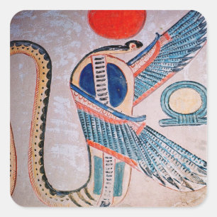 Cobra god, Egyptian Square Sticker