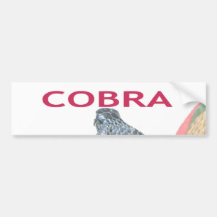 Cobra in Basket Art Print Bumper Sticker