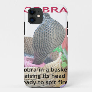 Cobra in Basket Art Print iPhone 11 Case