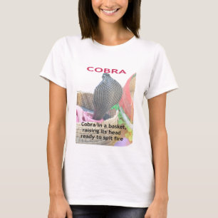 Cobra in Basket Art Print T-Shirt