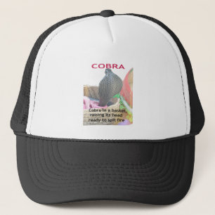 Cobra in Basket Art Print Trucker Hat