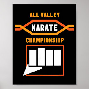 Cobra Kai All Valley and Fist Poster
