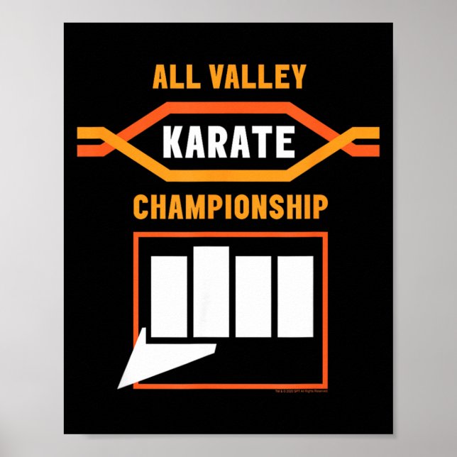 Cobra Kai All Valley and Fist Poster (Front)