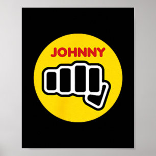 Cobra Kai Johnny Dojo Front and Back Poster