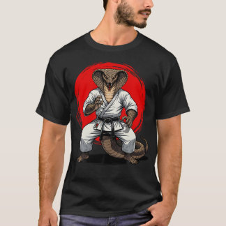 Cobra Karate Judo Japan Japanese Flag Funny T-Shirt