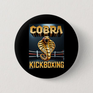 Cobra Kickboxing Design By Don Castillo 6 Cm Round Badge