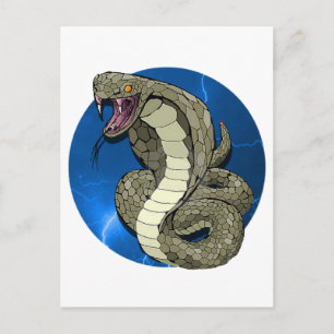 Cobra Lightning Postcard