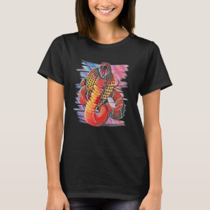 Cobra Motif Snake Design Snakes Reptile Animal Rep T-Shirt