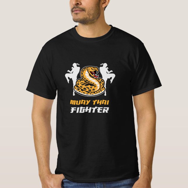 Cobra Muay Thai Fighter T-Shirt (Front)