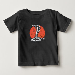 Cobra Open Hood, Snake Attacking Baby T-Shirt