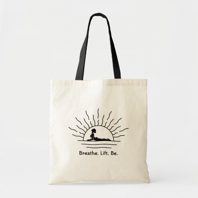 Cobra Pose Yoga Silhouette   Tote Bag (Front)