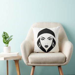 Cobra Queen – powerful, feminine, and commanding Cushion