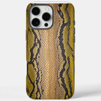 Cobra Shell: Bold Yellow and Black Snake Skin