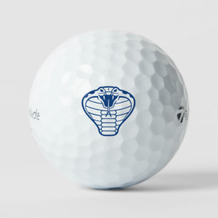 Cobra Snake Blue Illustration animals Golf Balls