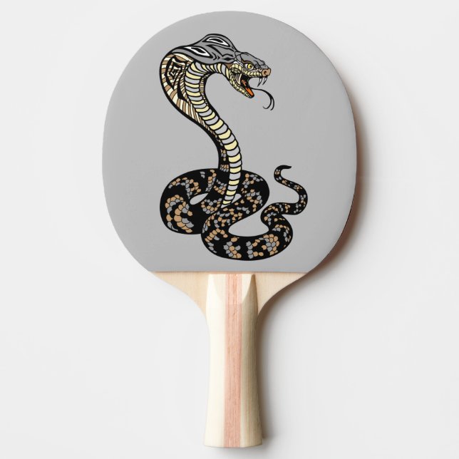 cobra snake ping pong paddle (Front)