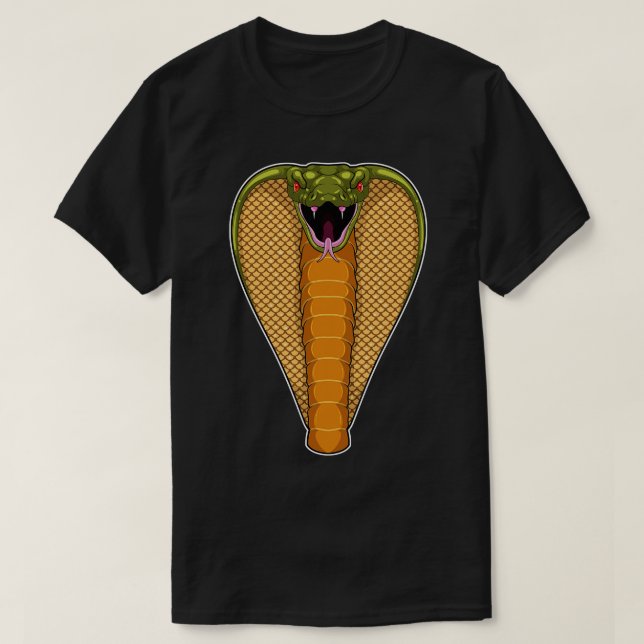 Cobra Snake T-Shirt (Design Front)