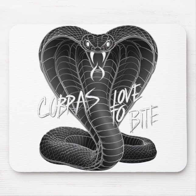 COBRAS LOVE TO BITE MOUSE PAD (Front)