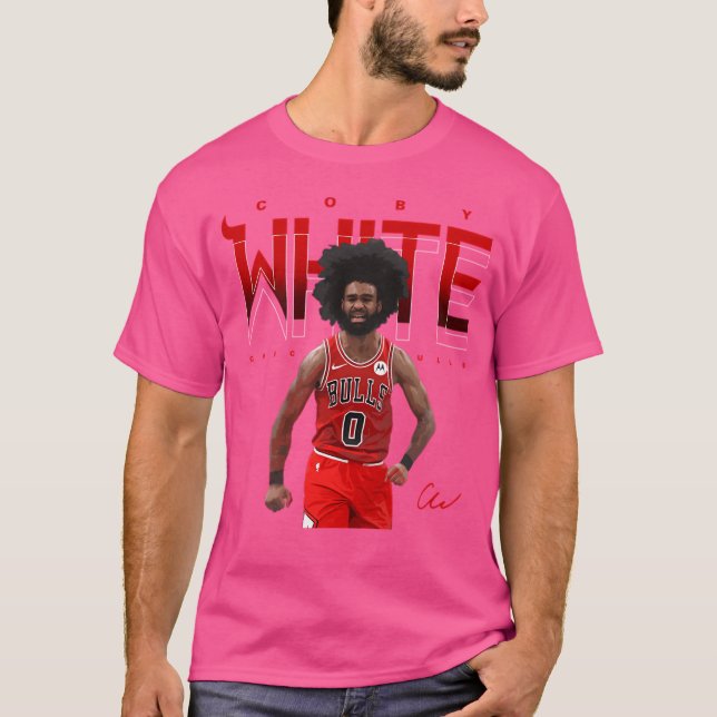 Coby White Pose T-Shirt (Front)