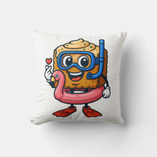 CobyBiscuit – Flamingo Snorkel Edition Cushion