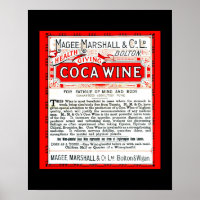 Coca Wine Vintage Remedy copy of 1800's ad