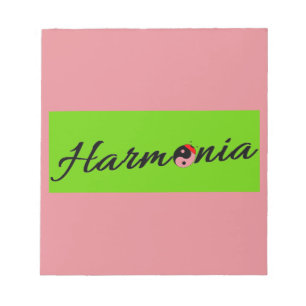 Coccinelle Harmonia zen Notepad