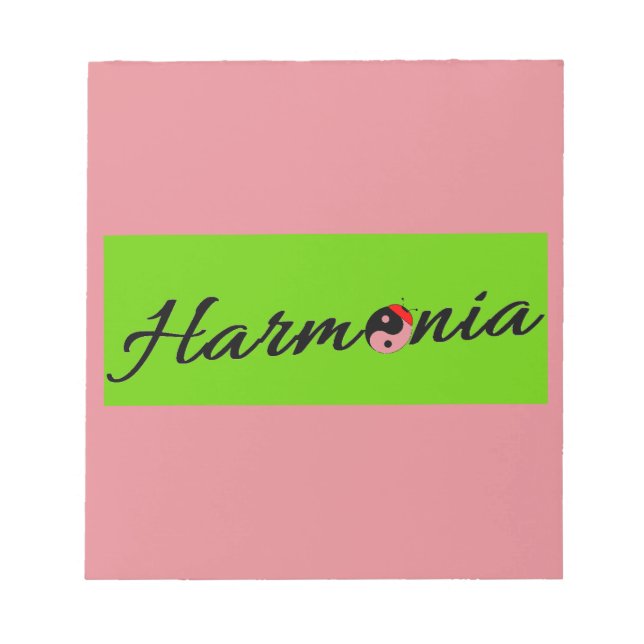Coccinelle Harmonia zen Notepad (Front)
