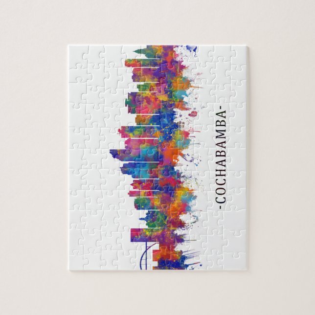 Cochabamba Bolivia Skyline Jigsaw Puzzle (Vertical)