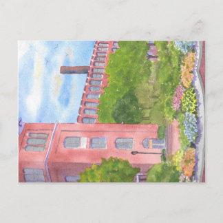Cocheco Mills Courtyard Dover NH Postcard