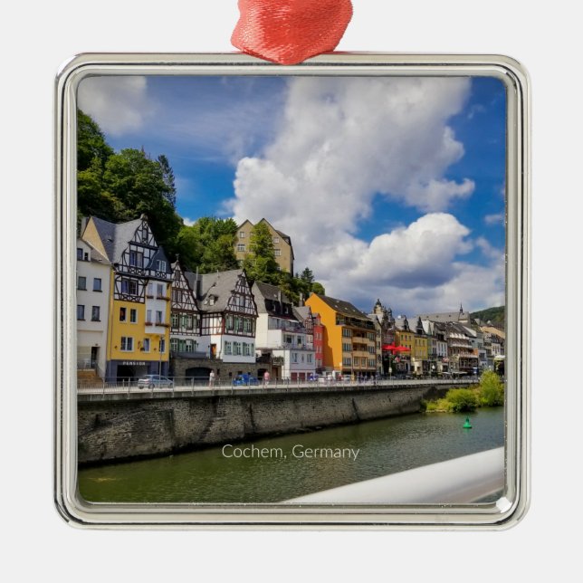 Cochem, Germany Metal Ornament (Front)