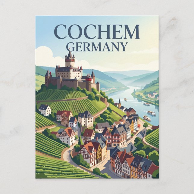 Cochem Germany Postcard (Front)
