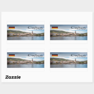 Cochem Germany Rectangular Sticker